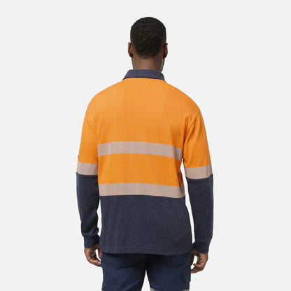 King Gee Shieldtec FR Hi-Vis Spliced Polo with FR Tape (K84008)