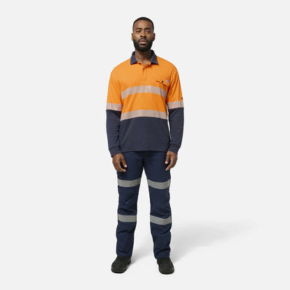 King Gee Shieldtec FR Hi-Vis Spliced Polo with FR Tape (K84008)