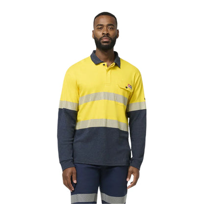 King Gee Shieldtec FR Hi-Vis Spliced Polo with FR Tape (K84008)