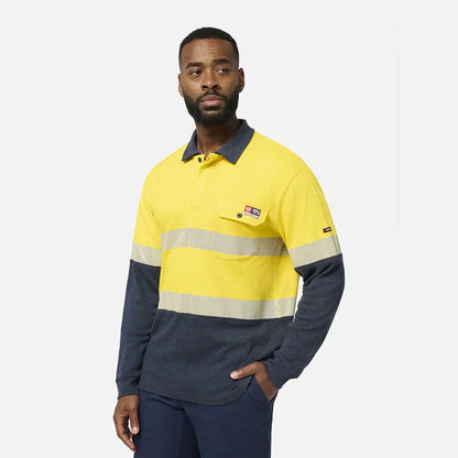King Gee Shieldtec FR Hi-Vis Spliced Polo with FR Tape (K84008)