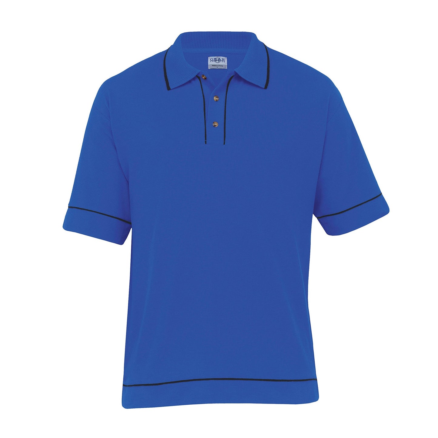 Gear For Life Mens Retro Waffle Polo(2nd 8 Colours) (RWP)