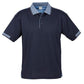 Biz Collection-Biz Collection Mens Noosa Polo-Navy / Spring Blue / Small-Uniform Wholesalers - 3