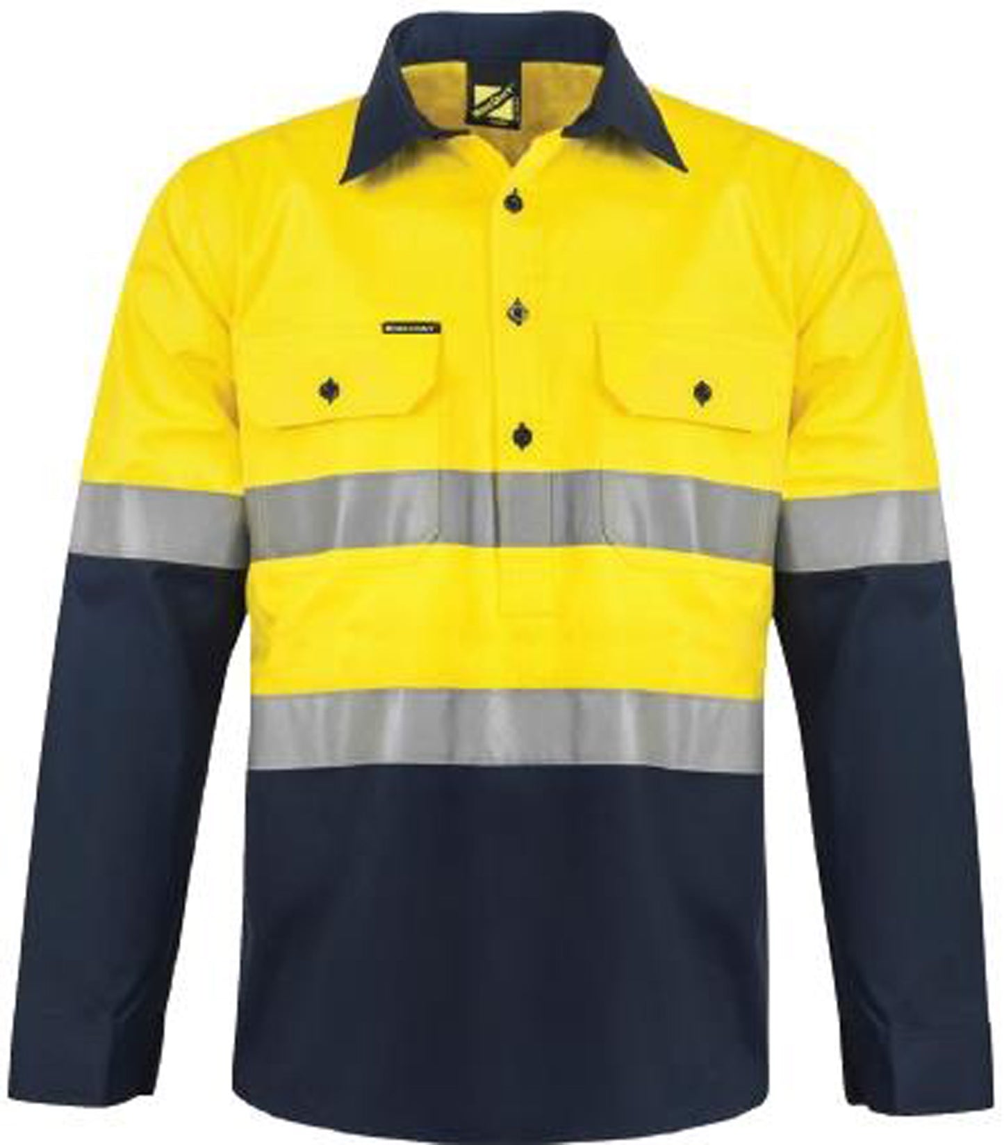 Workcraft Hivis Shirt With Semi Gusset (WS6033)