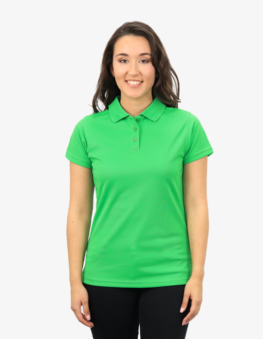 Be Seen Ladies Polo Shirt With Striped Collar 1st( 12 Color ) (BSP15L)
