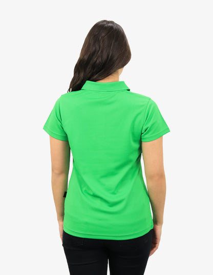 Be Seen Ladies Plain Polo Shirt With Herringbone Tape At Neck (The Piranha)