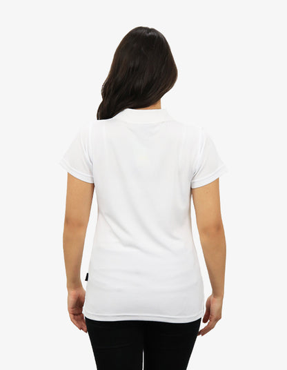 Be Seen Ladies Plain Polo Shirt With Herringbone Tape At Neck (The Piranha)