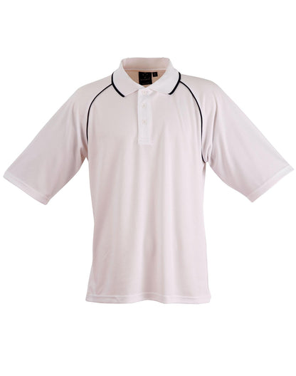 Winning Spirit Men's CoolDry® Raglan Short Sleeve Contrast Polo 2nd(5 Colour)-(PS20)