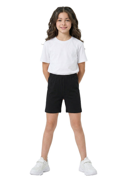 Ramo Girl's Cotton Spandex Shorts-(S617GL)