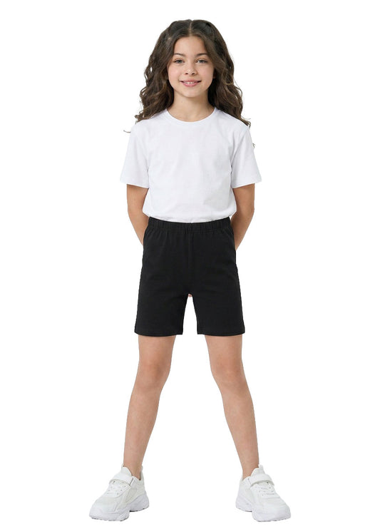Ramo Girl's Cotton Spandex Shorts-(S617GL)