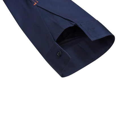 Workcraft Hi Vis Closed Front Shirt- Ls  (WS4256)