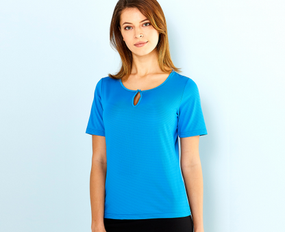 Stencil Silvertech Ladies S/S Top (1258S)