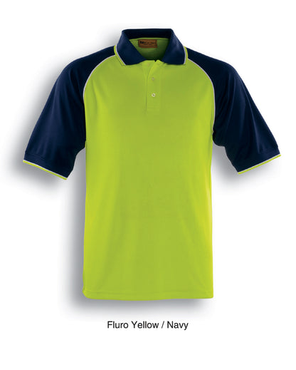 Bocini Hi-Vis Raglan Sleeve Polo-(SP0543)