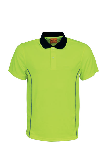 Bocini Stitch Essentail Mens Hi-Vis Polo (SP1241)