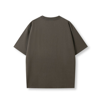 Ramo Men's Unisex Heavy Weight Organic Cotton Faded Oversize Tshirt-(T203FD)