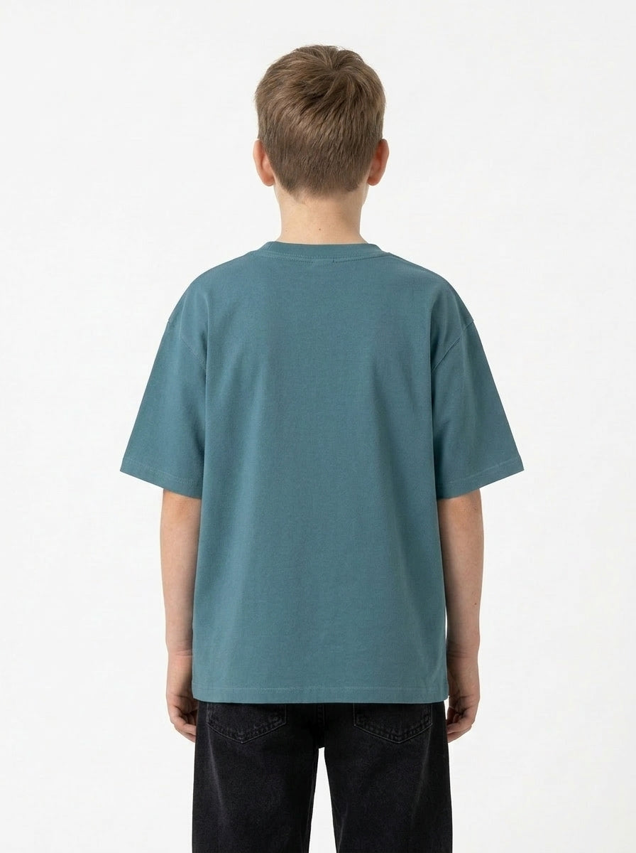 Ramo Kid's 230GSM 100% Organic Cotton Faded Tshirt-(T304FDK)
