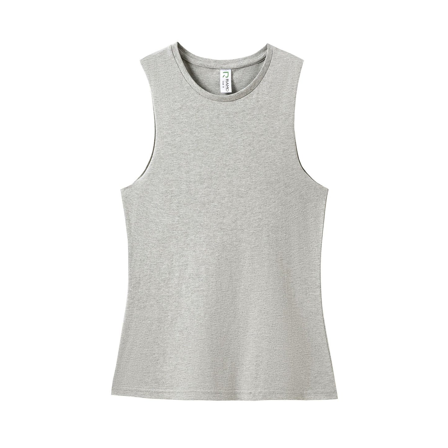 Ramo Ladies 180gsm 100% Combed Cotton Sleeveless Tee (T405LD)