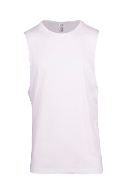 Ramo Men's 160gsm 100% Combed Cotton Sleeveless Tee (T405MS)