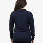 Be Seen Ladies Long Sleeve Plain Polo Shirt With Ribbed Cuffs (The Phoenix)