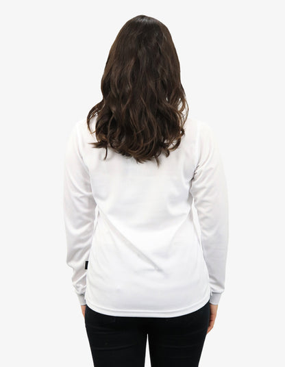 Be Seen Ladies Long Sleeve Plain Polo Shirt With Ribbed Cuffs (The Phoenix)