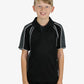 Be Seen Kids Polo Shirt With Contrast Sleeve Edge Piping (The Rozella)