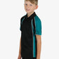 Be Seen Kids Polo Shirt With Contrast Sleeve Edge Piping (The Rozella)