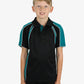 Be Seen Kids Polo Shirt With Contrast Sleeve Edge Piping (The Rozella)