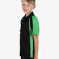 Be Seen Kids Polo Shirt With Contrast Sleeve Edge Piping (The Rozella)
