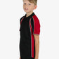 Be Seen Kids Polo Shirt With Contrast Sleeve Edge Piping (The Rozella)