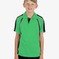 Be Seen Kids Polo Shirt With Contrast Sleeve Edge Piping (The Rozella)