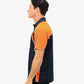 Be Seen Men's Polo Shirt With Contrast Sleeve 2nd Color (The Toucan)