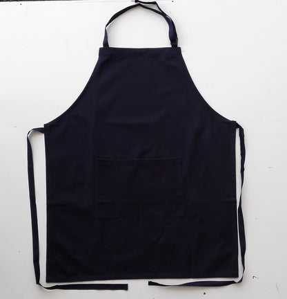Bocini Cotton Drill Full BiB Apron With  Pocket-(WA0396)