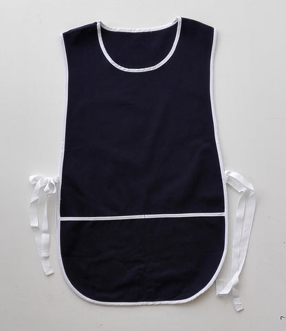 Bocini Cotton Drill Popover Apron With Pocket-(WA0398)