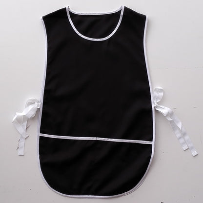 Bocini Polyestaer Drill Popover Apron With Pocket-(WA0676)