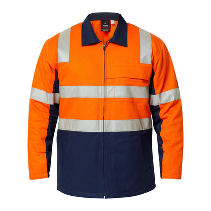 Workcraft Hi Vis Quilted Jkt W/Tape (WJ8019)