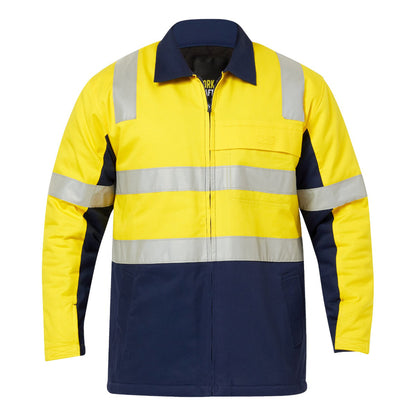 Workcraft Hi Vis Quilted Jkt W/Tape (WJ8019)