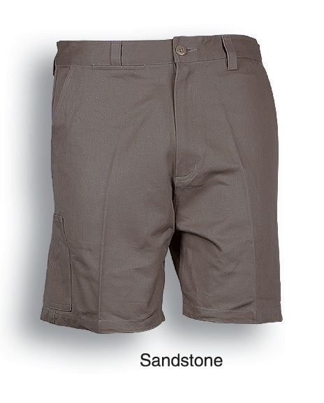 Bocini Cotton Drill Work Shorts-(WK614)