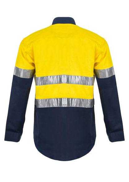 Workcraft Hybrid Hivis Close Front Shirt(WS6031)