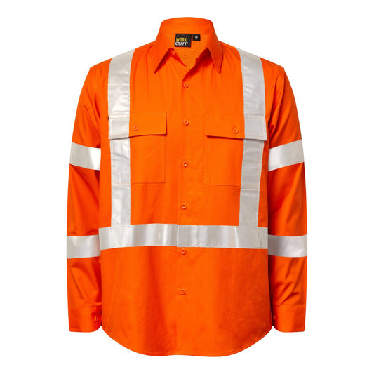 Workcraft Hi Vis Ripstop Nsw Rail Shirt (WS6035)