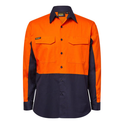 Workcraft Hivis Vented Ripstop Shirt-ls  (WS6066)