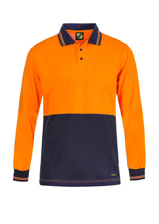 Workcraft Hi Vis Lightweight Polo -ls  (WSP209)