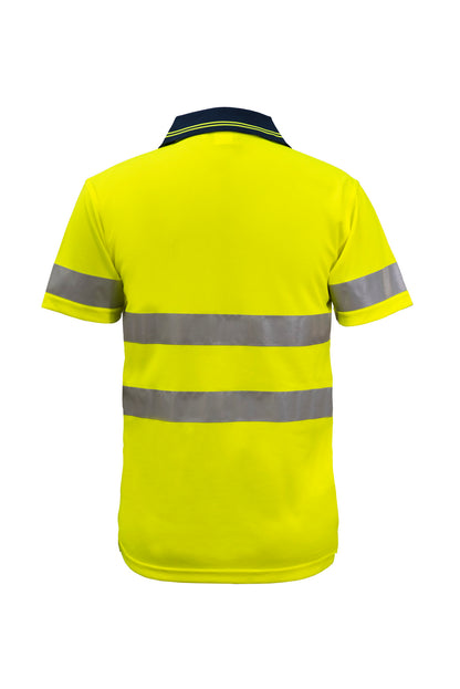 Workcraft Hi Vis Two Tone Ss Polo & Tape (WSP410)
