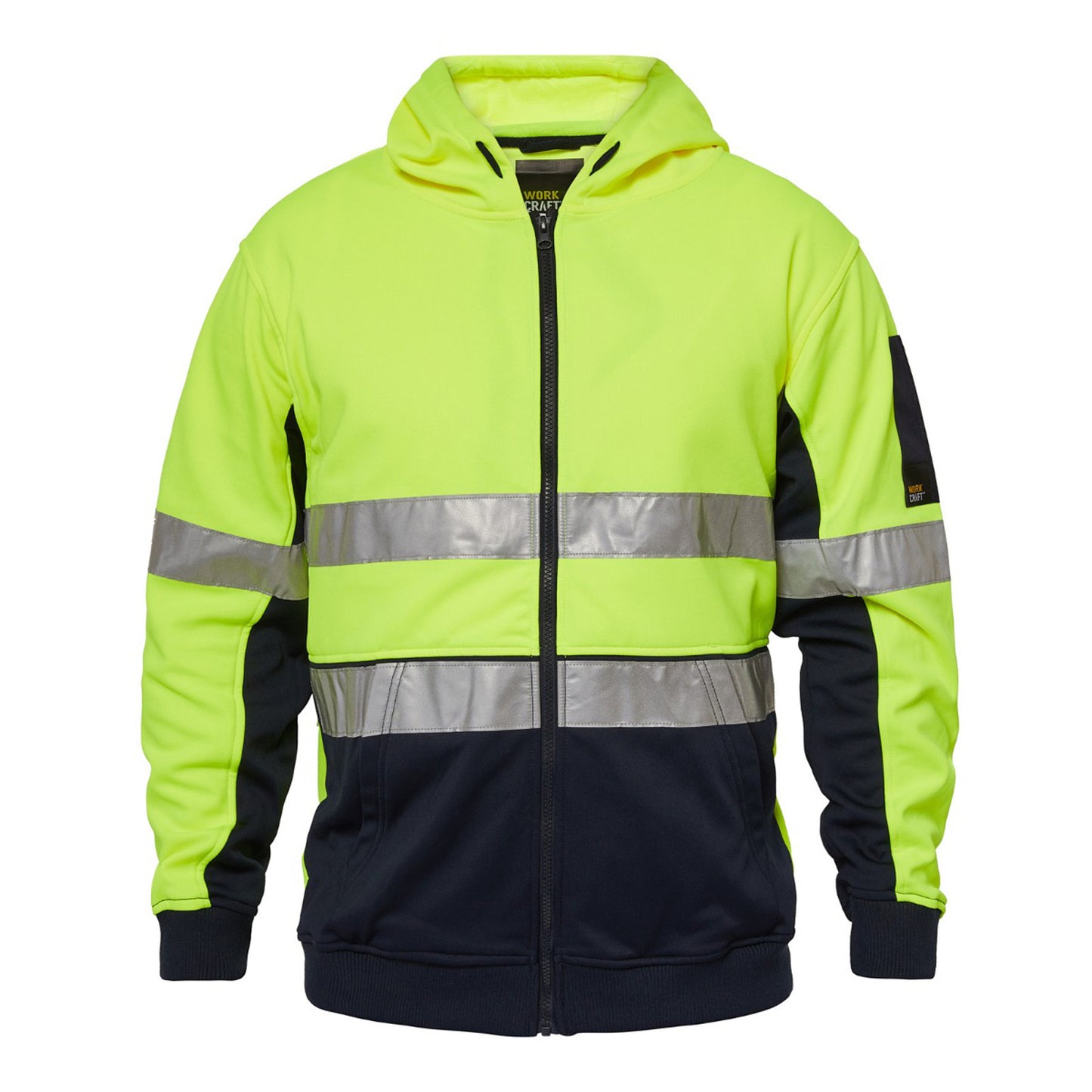 Workcraft Hivis Hoodie With Tape (WT8011)
