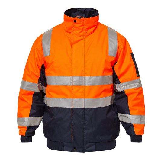 Workcraft Hivis Bomber Jacket -tape (WW9011)