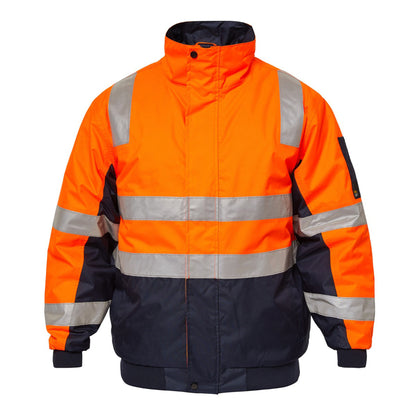 Workcraft Hivis Bomber Jacket -tape (WW9011)