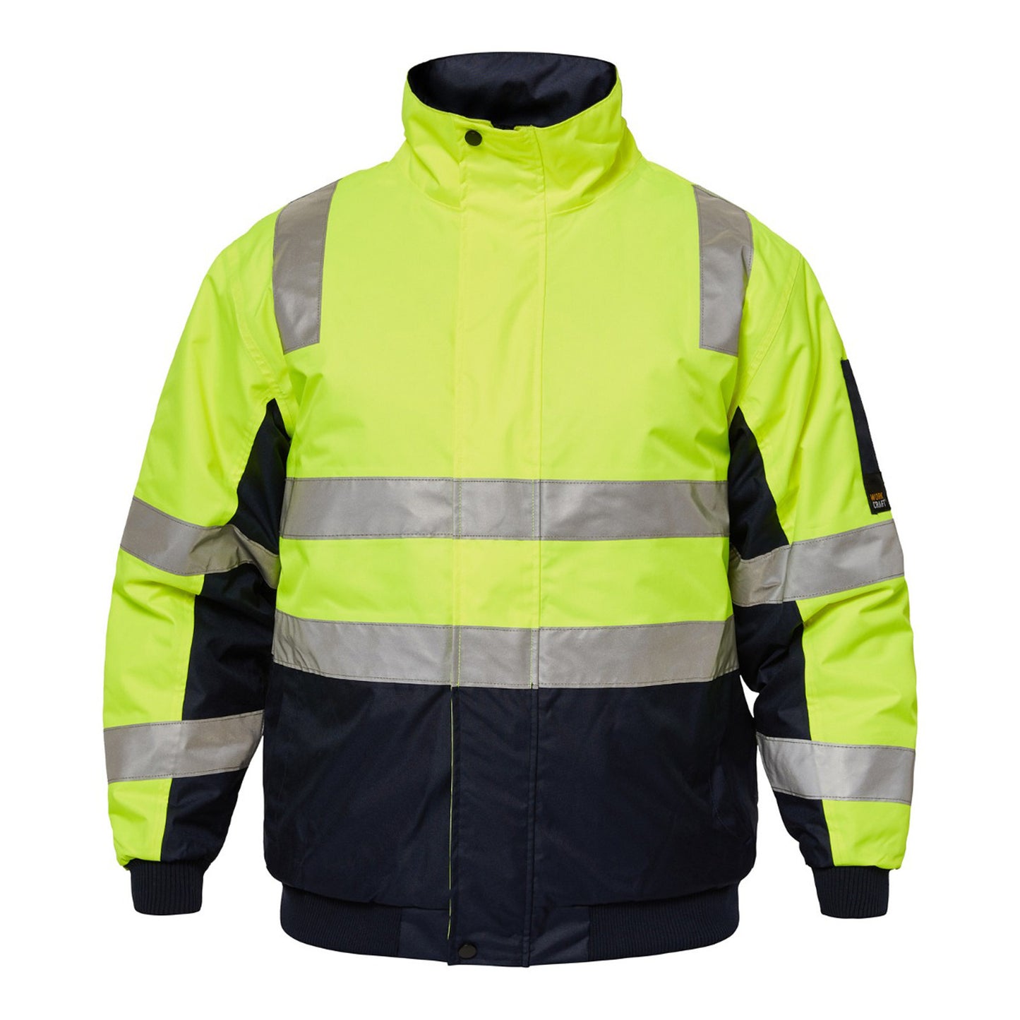 Workcraft Hivis Bomber Jacket -tape (WW9011)