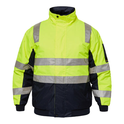 Workcraft Hivis Bomber Jacket -tape (WW9011)