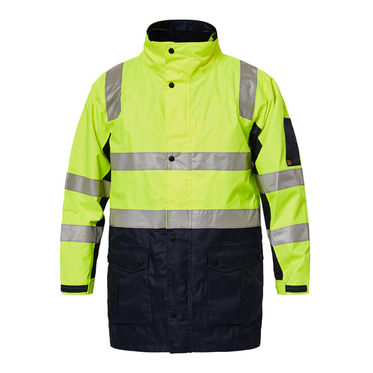 Workcraft Hi Vis 4 in 1 Jacket With Tape (WW9013)