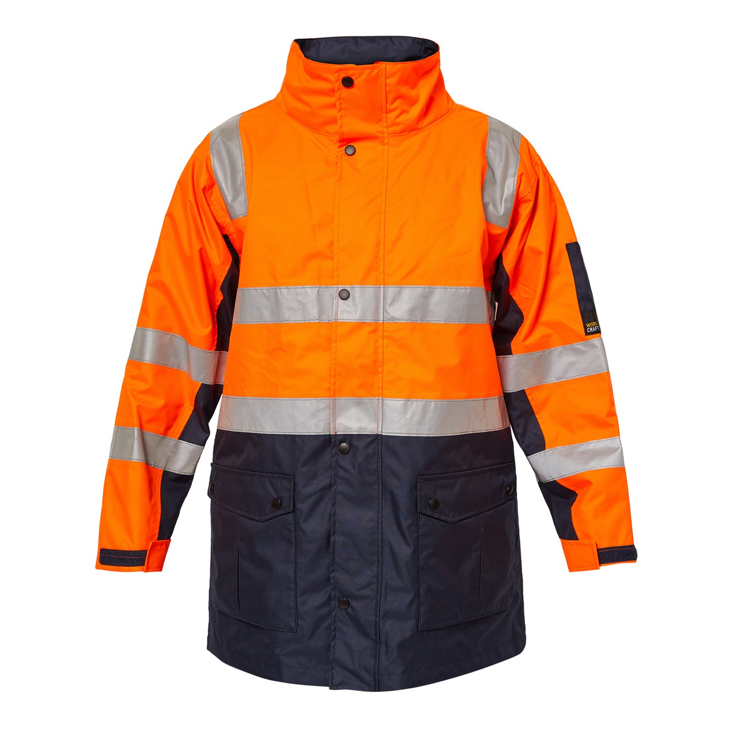 Workcraft Hi Vis Jacket With Tape (WW9015)