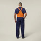 Hard Yakka Hi-Vis 2Tone Action Back Cotton Drill Overall (Y01526)