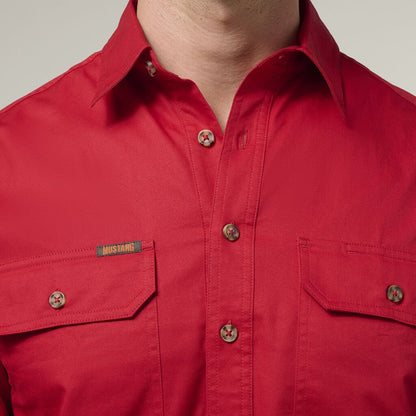 Hard Yakka Mustang Closed Front Work Shirt (Y04004)